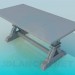 3d model kitchen table - preview