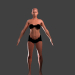 Modelo 3d Modelo feminino - preview