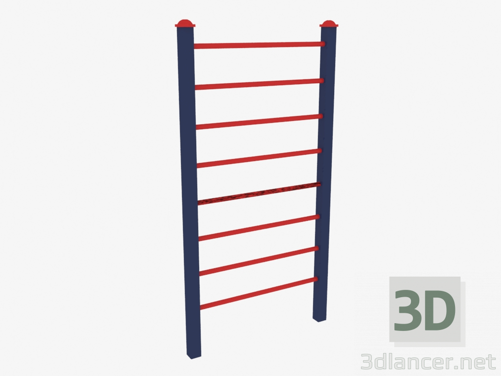 3d model Swedish wall (7906) - preview