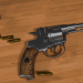 3d Nagan - Revolver M1835 3D Low_Poly model buy - render