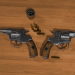 3d Nagan - Revolver M1835 3D Low_Poly model buy - render