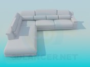 Ecksofa mit pads