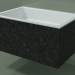 modello 3D Lavabo sospeso (02R142301, Nero Assoluto M03, L 72, P 48, H 36 cm) - anteprima