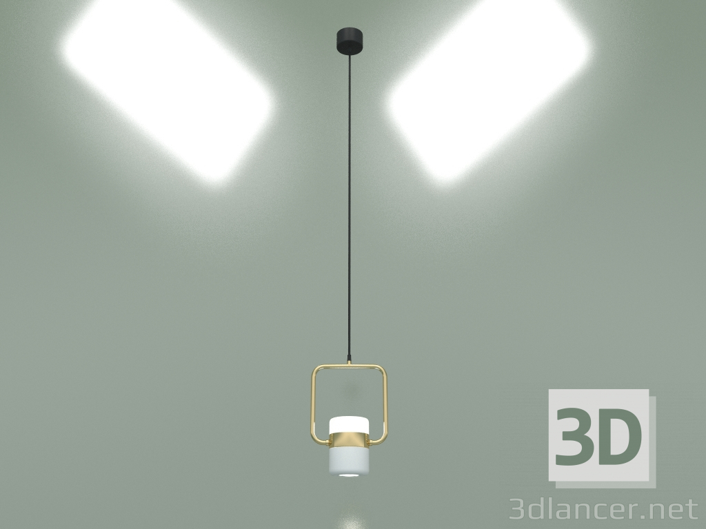 3d model Suspended LED lamp Oskar 50165-1 LED (gold-white) - preview