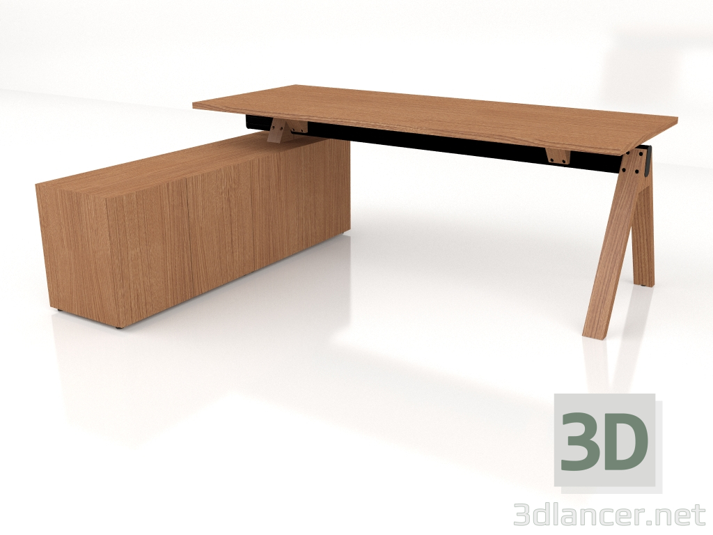 3D Modell Arbeitstisch Viga V204L (2000x1700) - Vorschau