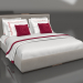 Modelo 3d Cama de casal (S504) - preview