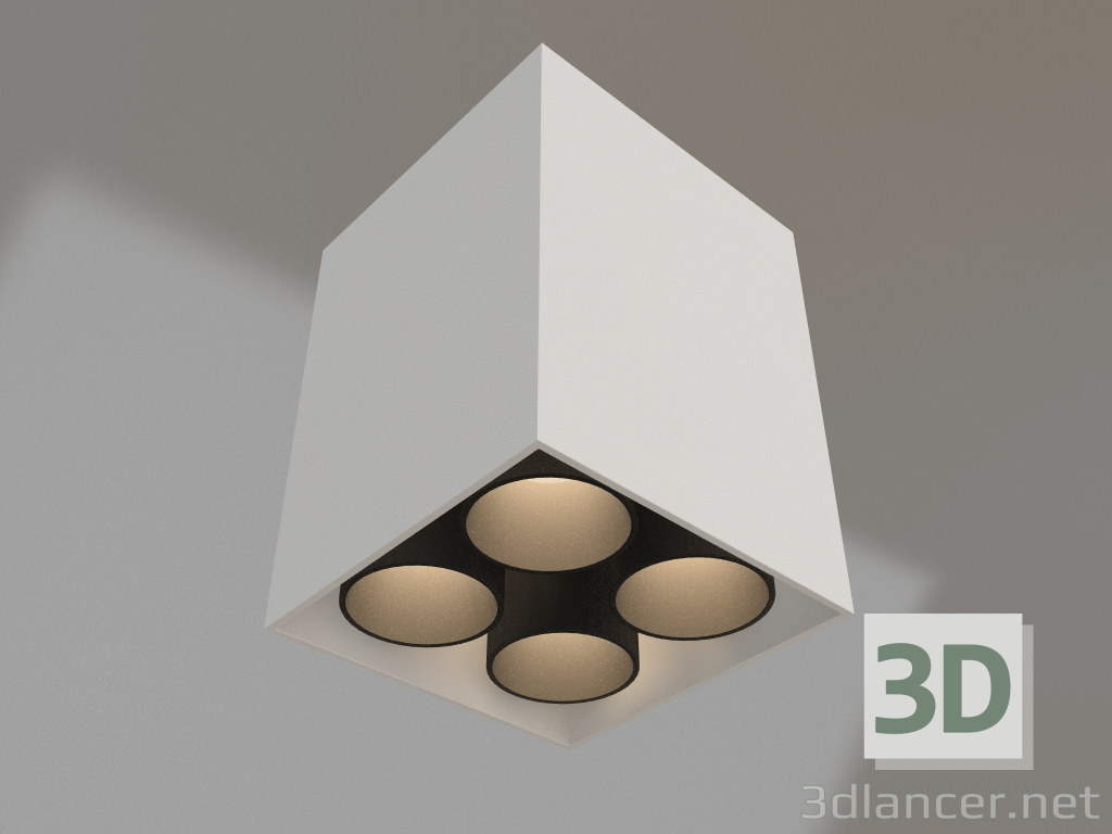 3d model Lámpara SP-ORIENT-SURFACE-TC-S65x65-10W Day4000 (WH, 30 grados, 230V) - vista previa