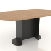 3d model Dining table OVAL 1600x900 mm (natural oak) - preview