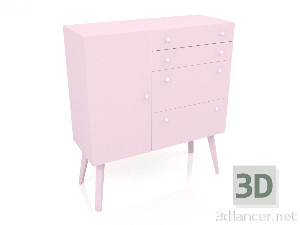 3d model Big Lutreola chest of drawers (option 5) - preview