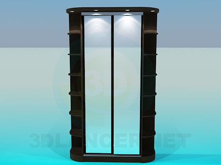 modèle 3D Armoire coulissante - preview