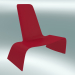 3d model Armchair LAND lounge chair (1100-00, traffic red) - preview