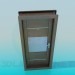 3d model Door entrance with insert - preview