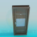 3d model Door entrance with insert - preview