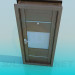 3d model Door entrance with insert - preview