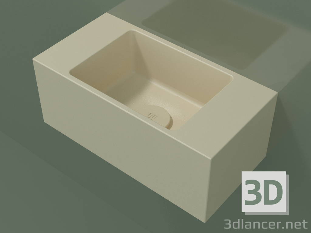 3d model Wall-mounted washbasin Lavamani (02UL21101, Bone C39, L 40, P 20, H 16 cm) - preview