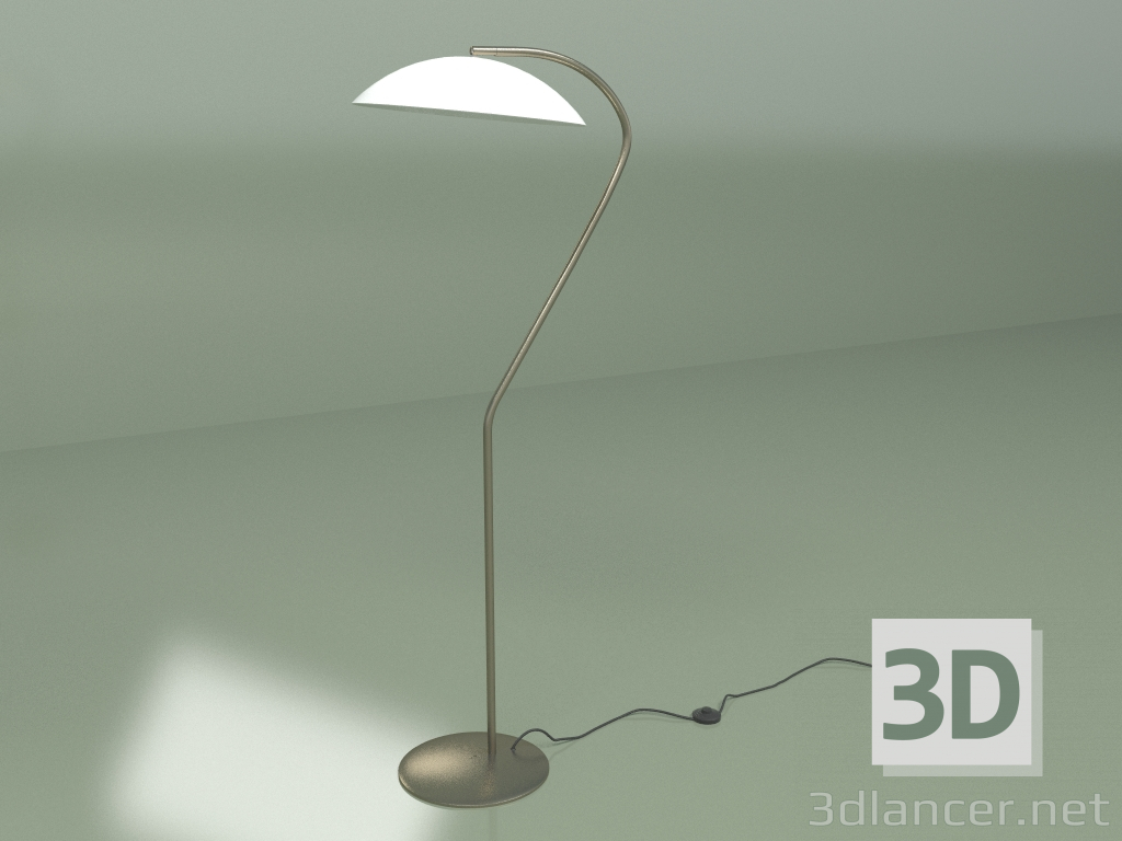 3D Modell Stehlampe Flying Saucer (weiß) - Vorschau