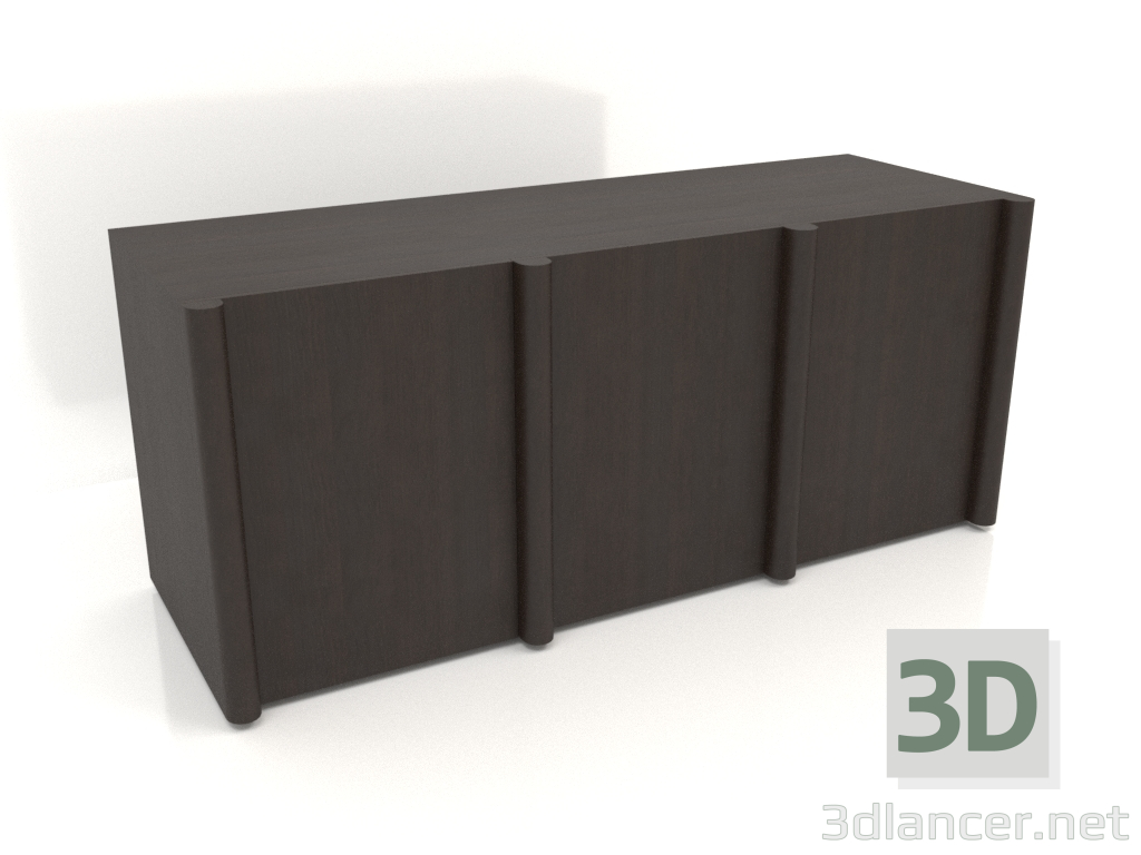 modèle 3D Buffet MW 05 (1863х667х800, bois brun foncé) - preview