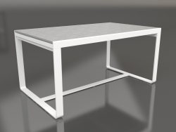 Mesa de comedor 150 (DEKTON Kreta, Blanco)