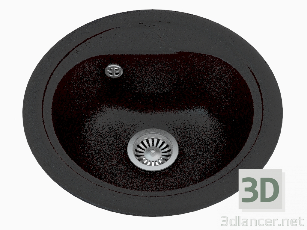 Modelo 3d Dissipador de cozinha Fiesta Solis (ZRS 2803) - preview