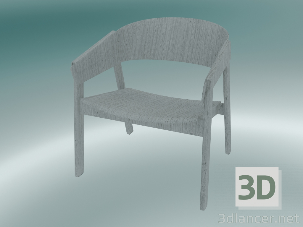 3D modeli Şezlong Örtüsü (Gri) - önizleme