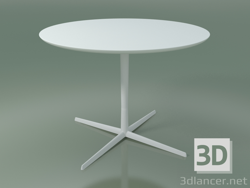 Modelo 3d Mesa redonda 0763 (H 74 - D 100 cm, M02, V12) - preview