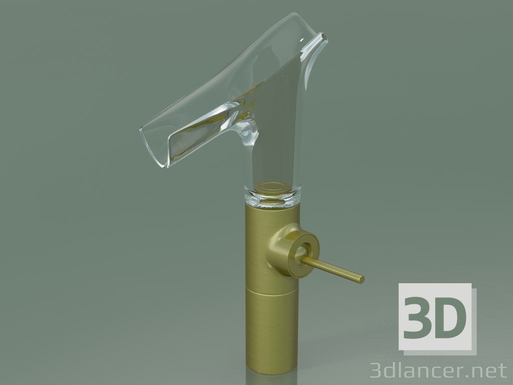 Modelo 3d Misturador para lavatório 220 com bico de vidro (12114950) - preview