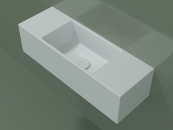 Wall-mounted washbasin Lavamani (02UL31101, Glacier White C01, L 60, P 20, H 16 cm)