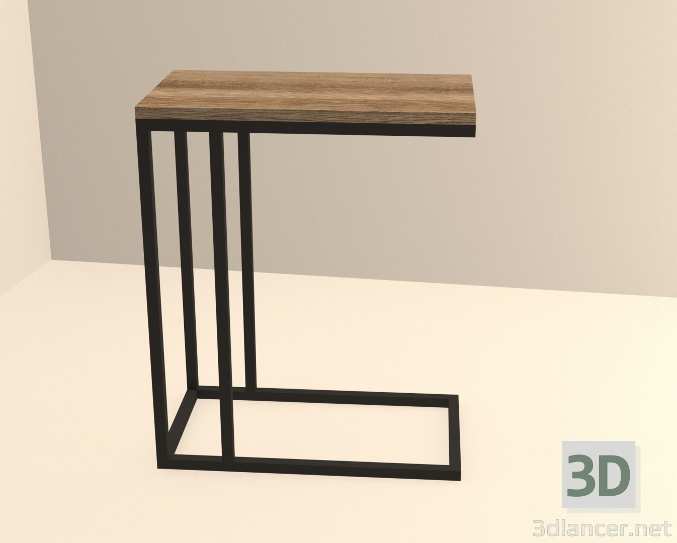 modèle 3D Table de chevet - preview