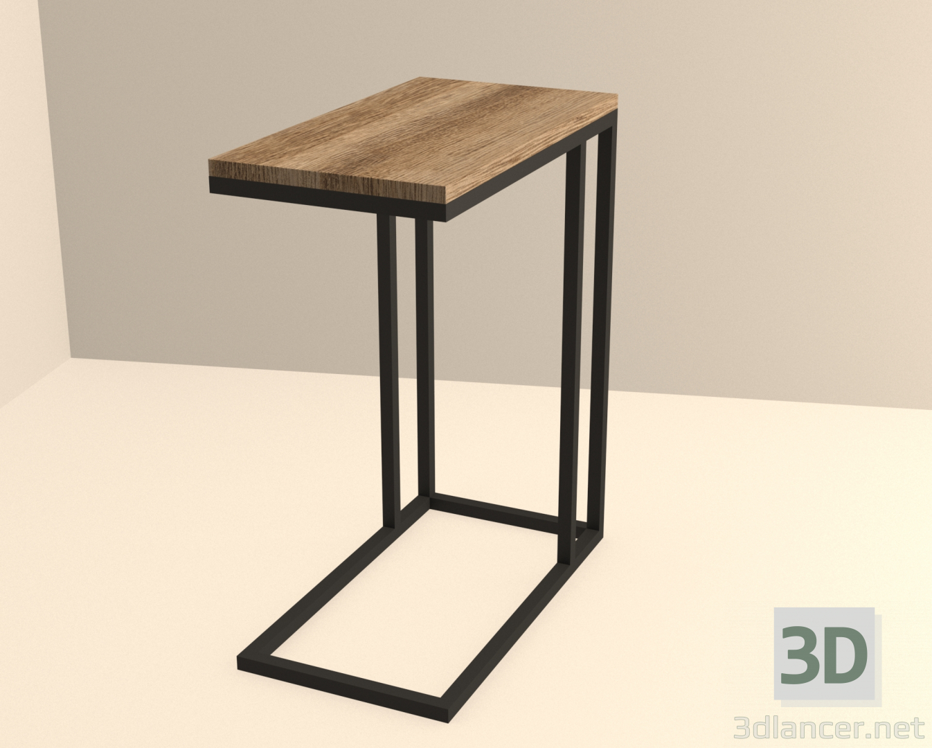 modèle 3D Table de chevet - preview