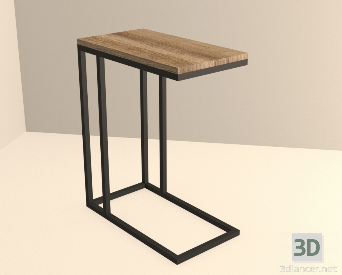 modèle 3D Table de chevet - preview