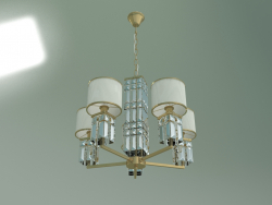 Lustre suspendu 10099-5 (cristal clair doré)