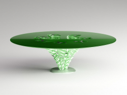 Table en verre