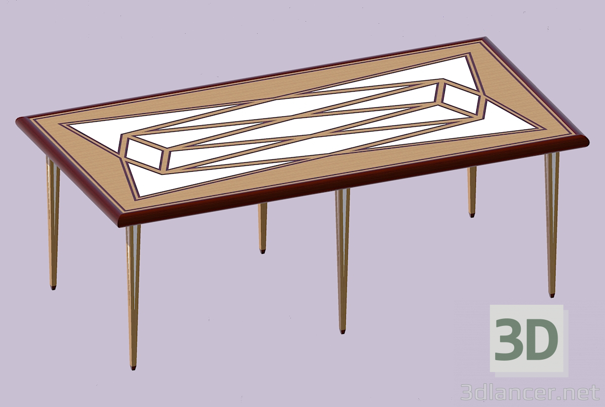 3d model Mesa de comedor - vista previa