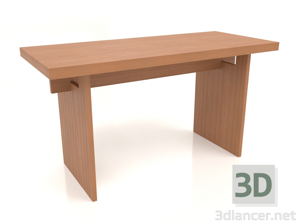 modello 3D Tavolo da lavoro RT 13 (1400x600x750, rosso legno) - anteprima