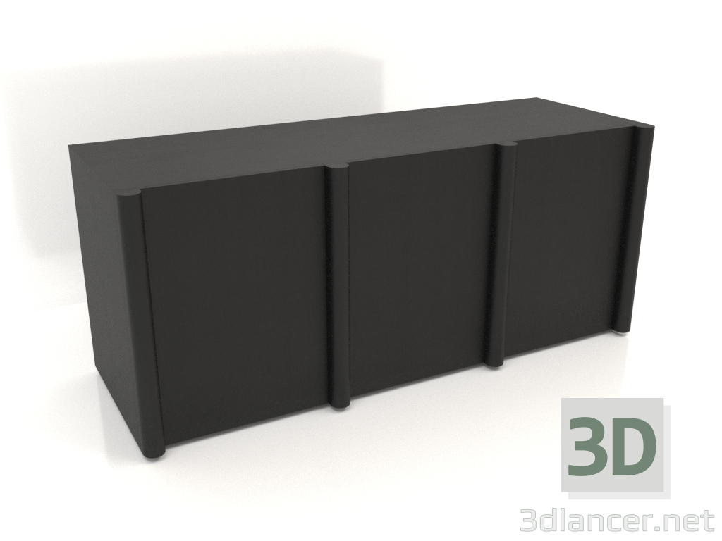 modello 3D Madia MW 05 (1863х667х800, legno nero) - anteprima