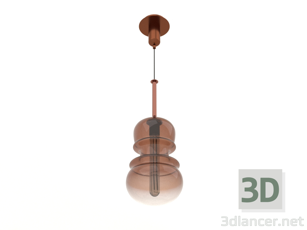 3D Modell Pendelleuchte (6692) - Vorschau