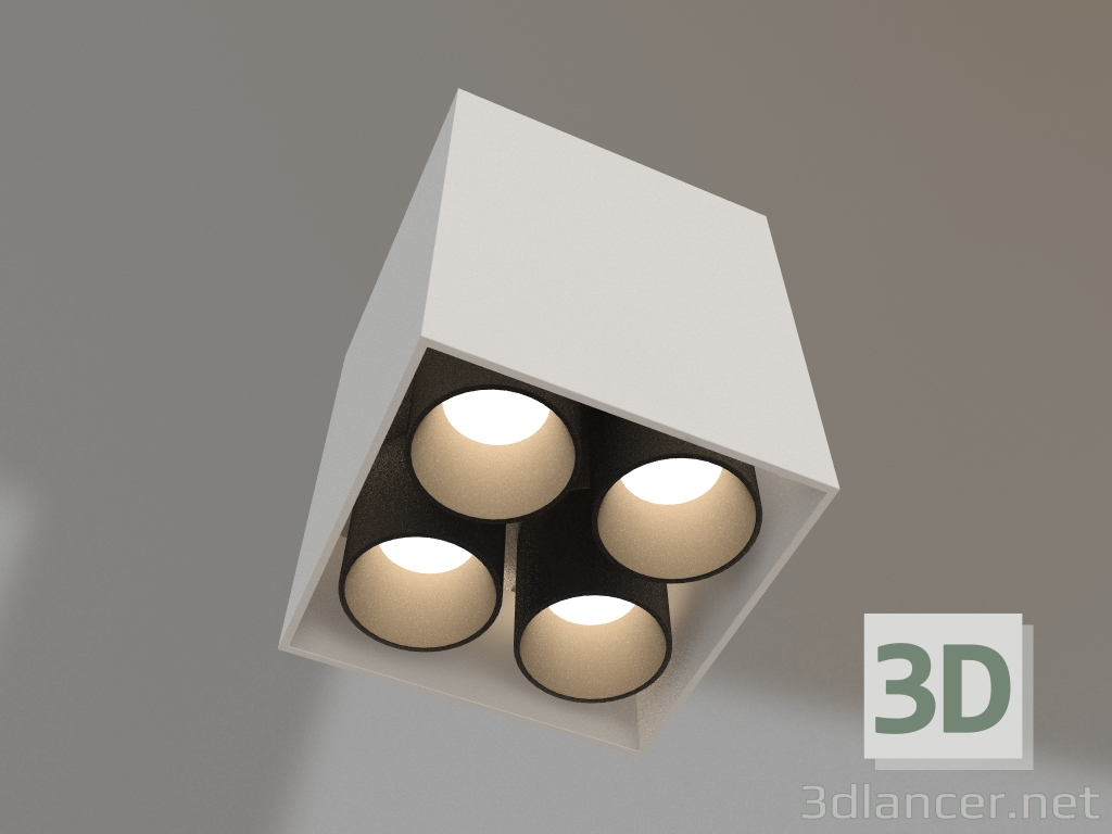 3D modeli Lamba SP-ORIENT-SURFACE-TC-S65x65-10W Warm3000 (WH, 30 derece, 230V) - önizleme