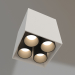 modello 3D Lampada SP-ORIENT-SURFACE-TC-S65x65-10W Warm3000 (WH, 30 gradi, 230V) - anteprima