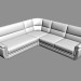 3D Modell Sofa-Ecke Ortey (Variante 2) - Vorschau