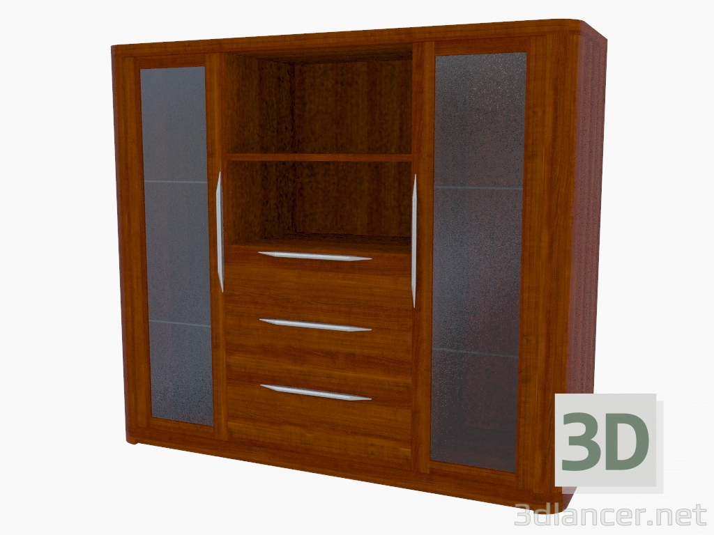 modello 3D Buffet alto (5863-44) - anteprima