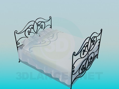 3d model Bed - preview