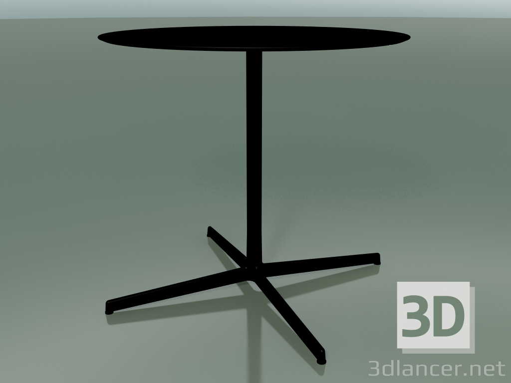 modèle 3D Table ronde 5554 (H 72,5 - Ø 79 cm, Noir, V39) - preview