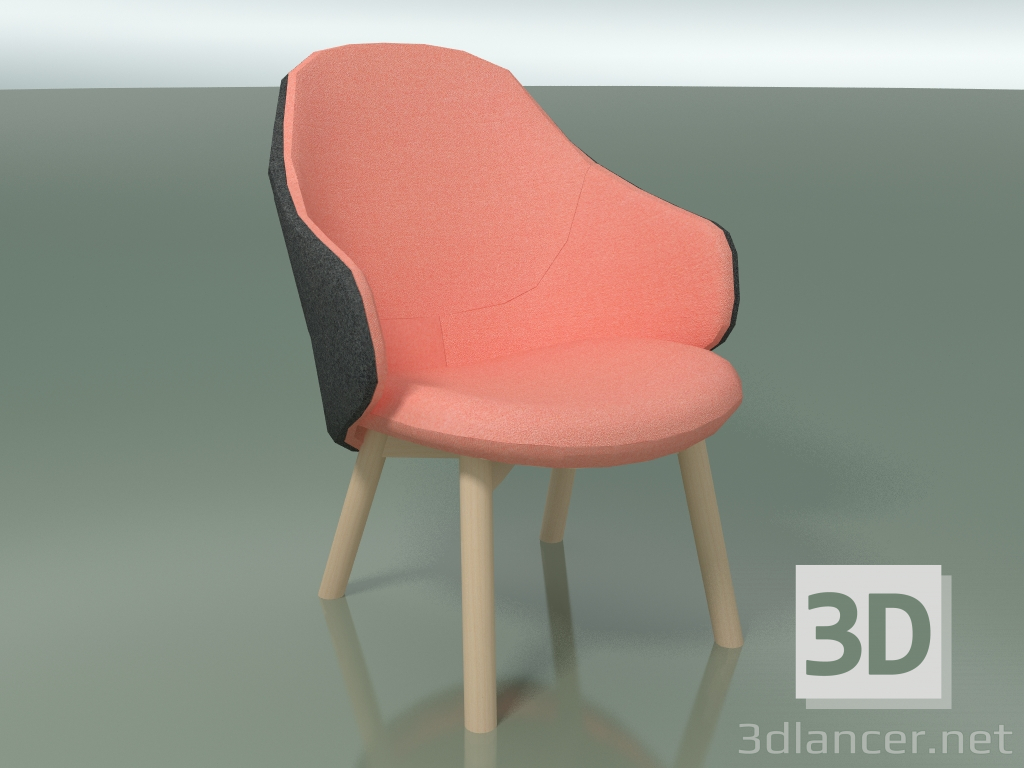 modello 3D Poltrona Alba (363-416) - anteprima