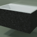 modèle 3D Lavabo suspendu (02R142302, Nero Assoluto M03, L 72, P 48, H 36 cm) - preview