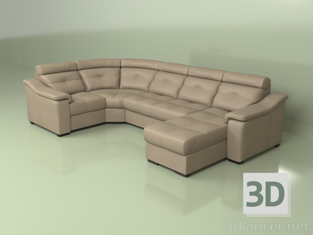 3D Modell Ecksofa Hilton - Vorschau