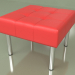 modello 3D Pouf business (pelle Red2) - anteprima