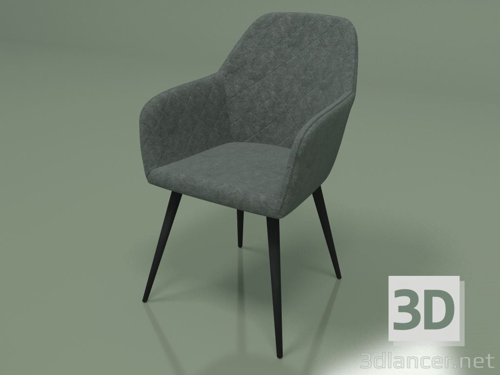 3d model Silla Antiba (verde) - vista previa