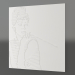 3d model Bas-relief by Audrey Hepburn - preview