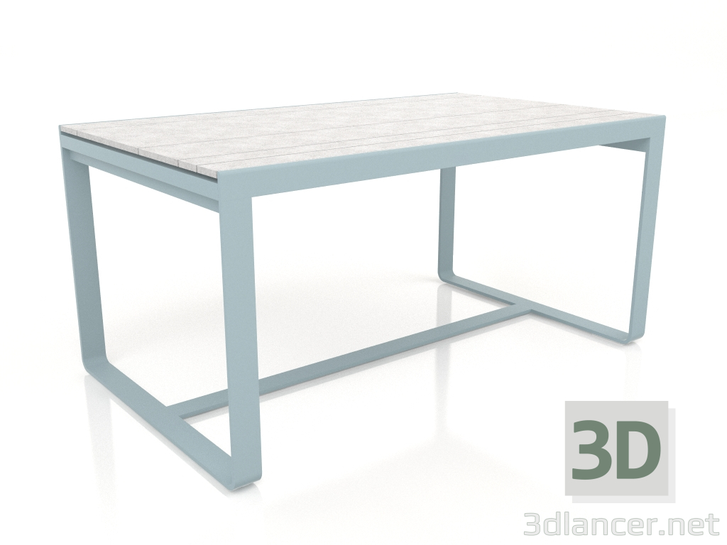 3D modeli Yemek masası 150 (DEKTON Kreta, Mavi gri) - önizleme