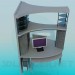 Modelo 3d Mesa de Сomputer - preview